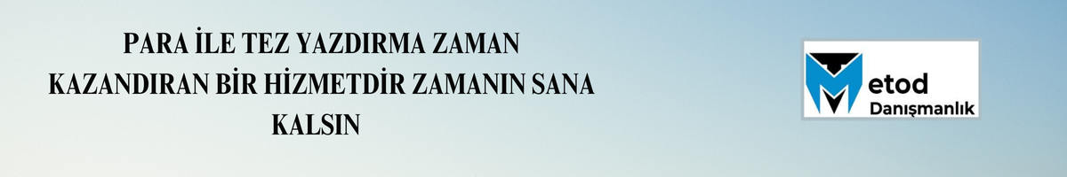 Tez Yazdırma - Metod Akademi